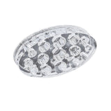 15 Hole Oval Acrylic Tattoo Ink Holder Tattoo Paint Cup Lid Container Holder Tattoo Paint Holder Tip Supply Tools Beauty Tattoo