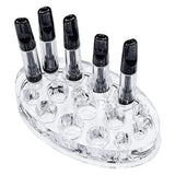 15 Hole Oval Acrylic Tattoo Ink Holder Tattoo Paint Cup Lid Container Holder Tattoo Paint Holder Tip Supply Tools Beauty Tattoo