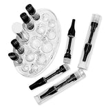 15 Hole Oval Acrylic Tattoo Ink Holder Tattoo Paint Cup Lid Container Holder Tattoo Paint Holder Tip Supply Tools Beauty Tattoo