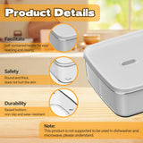 1Pcs Snack Tray with Lid Divided Serving Tray with Lid Veggie Fruit Tray Divided Serving Platter Snackle Box Charcuterie Container In Australia - Darrahopens