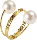 Napkin Buckle,12 Pcs Pearl Napkin Buckle Hoop Napkin Rings Circle Serviette Holder for Wedding Hotel Supplies Table Decoration In Australia - Darrahopens