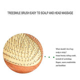 Wooden Steel Needle Hair Brush Pin Hairbrush Scalp Massage Improve Hair Health Wood Paddle Detangling Comb