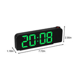 Black Projection Alarm Clock for Bedroom Led Digital Clock Projection On Ceiling Wall with USB Charge Battery Backup 180°Projector In Australia - Darrahopens