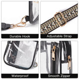 Clear Sling Bag, Clear Stadium Approved Crossbody Bag Purses for Women Heavy Duty Transparent Chest Bag with Adjustable Strap In Australia - Darrahopens