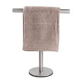 T-Shape Hand Towel Holder Stand, Stainless Steel for Bathroom, Kitchen or Vanity Countertop Widely use Easy to install