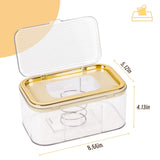 Baby Wipes Dispenser, Wipe Holder Wipes Container Large Capacity Keep Wipes Fresh & Easy to Open (Gold) In Australia - Darrahopens