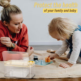 Baby Wipes Dispenser, Wipe Holder Wipes Container Large Capacity Keep Wipes Fresh & Easy to Open (Gold) In Australia - Darrahopens