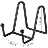 Plate Stands for Display - Iron Easel Stand Plate Holder Display Stand Picture Frame Stand for Pictures | Photo|Decorative Plate