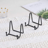 Plate Stands for Display - Iron Easel Stand Plate Holder Display Stand Picture Frame Stand for Pictures | Photo|Decorative Plate