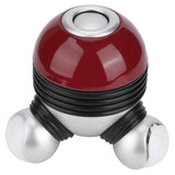 Mini Portable Hand Held Body Vibrating Massager Electric Full Body Massager with LED Light Battery Operated Vibration Massage(Red) In Australia - Darrahopens