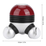 Mini Portable Hand Held Body Vibrating Massager Electric Full Body Massager with LED Light Battery Operated Vibration Massage(Red) In Australia - Darrahopens