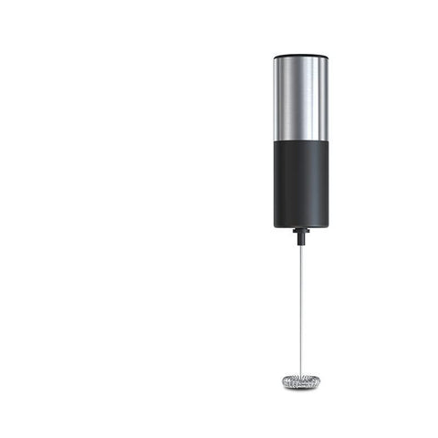 Electric Battery Powered Foam Maker For Coffee Durable Mini Drink Mixer Food Grade Material, Silver + Black In Australia - Darrahopens