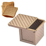 Loaf Pan with Lid Nonstick Bread Toast Mould Mini Square Toast Box for Home Baking Ideal Baking Set Gift for Bread Lover
