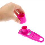 Garlic crusher Premium Quality Garlic Mincer With Silicone Roller Peeler - Rust Proof & Dishwasher Friendly Garlic Crusher (Pink) In Australia - Darrahopens