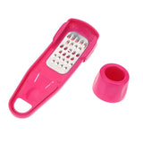 Garlic crusher Premium Quality Garlic Mincer With Silicone Roller Peeler - Rust Proof & Dishwasher Friendly Garlic Crusher (Pink)