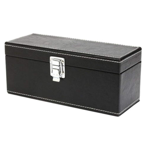 Polyurethane Leather For Certified Coin Holders Slabs Exquisite Professional Storage Box Case - (Color: Black)