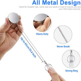 3 Pack Heavy Duty Retractable Badge Holder Reel, All Metal ID Badge Holder with Carabiner Belt Clip Key Ring for Name Card In Australia - Darrahopens