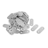 20pcs Mending Plate Joining Plate Brass Mending Plate Fixing Plate T Mending Plate Steel Mending Plate Stainless Steel
