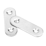 20pcs Mending Plate Joining Plate Brass Mending Plate Fixing Plate T Mending Plate Steel Mending Plate Stainless Steel