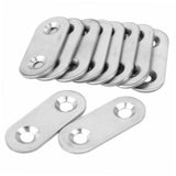 20pcs Mending Plate Joining Plate Brass Mending Plate Fixing Plate T Mending Plate Steel Mending Plate Stainless Steel