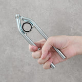 Faucet Aerator Key and Removal Tool Carbon Steel Cache Aerator Wrench Faucet Aerator, Brushed Nickel