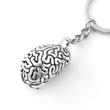 10 pcs Anatomical Brain Keychain Brain Organ Pendant Keychain 3D Neurologist For Key Holder For Doctor Women Men