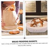 1 Pc Bread Basket Proofing Bowl Rattan Basket Bread Baking Tool Bread Proofing Basket Natural Baking Accessory （21*15*8cm）