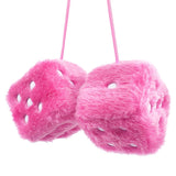 Fuzzy plush dice for car rearview mirrors, retro square decorative dice for car suspension accessories, plush toys In Australia - Darrahopens