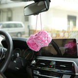 Fuzzy plush dice for car rearview mirrors, retro square decorative dice for car suspension accessories, plush toys In Australia - Darrahopens