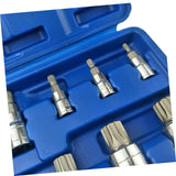 10 piece drill socket and star socket set, with Cr-V steel casing, used for multifunctional socket sockets in automotive maintenance In Australia - Darrahopens