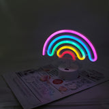 Neon Indoor Night Light, Battery Operated Glowing Neon Decorative Sign LED Light for Room Party Festival Decorations In Australia - Darrahopens