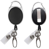 2pcs Scalable badge scroll, used for badge holder heavy-duty retractable keychain, sturdy ABS shell, with stainless steel spring coil In Australia - Darrahopens