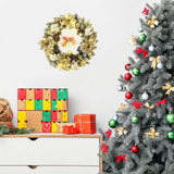 Golden Bell Front Door Artificial Christmas Wreath Pinecone Cotton Golden Flowers Indoor and Outdoor Farmhouse Home Decoration In Australia - Darrahopens
