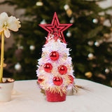 Tabletop Christmas Tree Mini Christmas Tree Christmas Ornament Crafts for Living Room Desktop Bedroom Holiday Home Decor In Australia - Darrahopens
