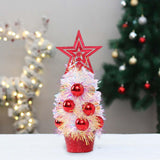 Tabletop Christmas Tree Mini Christmas Tree Christmas Ornament Crafts for Living Room Desktop Bedroom Holiday Home Decor