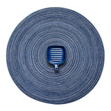 2pcs Circular woven placemat, dining table mat, natural woven heat-resistant placemat, household woven non slip washable placemat In Australia - Darrahopens