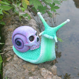 Halloween Scary Snail Sculptures,Garden Home Decoration Model Yard Lawn Figurine Outdoor Housewarming Decor In Australia - Darrahopens