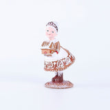 Gingerbread Christmas Decorations Mr. Christmas, Santa Claus and Mrs. Christmas Statues Retro Christmas Decorations In Australia - Darrahopens