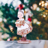 Gingerbread Christmas Decorations Mr. Christmas, Santa Claus and Mrs. Christmas Statues Retro Christmas Decorations In Australia - Darrahopens
