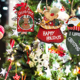 3pcs Christmas Tree Hanging Ornaments,Wooden Reindeer Hanging Figurine Ornament,Art Handcrafts Pendant Decoration In Australia - Darrahopens