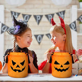 2pcs， Halloween Party Pumpkin Bags,  Multipurpose Halloween Trick or Treat Bucket with Pumpkin Smile Face Birthday Party In Australia - Darrahopens