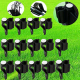 14pcs Golf Club Bag Clips On Putter Clamp Holder Organizer Value Durable Plastic Black Putting Clip Golf Accessories for Men Women Golfer