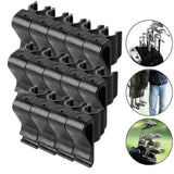14pcs Golf Club Bag Clips On Putter Clamp Holder Organizer Value Durable Plastic Black Putting Clip Golf Accessories for Men Women Golfer