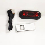 Helmet lights, motorcycle helmet warning lights, helmet night running lights, USB charging waterproof taillights