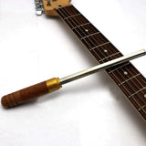 Guitar Repair and Musician Tools, Three sided File Polishing Set Hexagonal File+Gasket Guitar Bass Bass Repair Instrument Tool