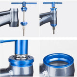 Bicycle bearing press kit, mountain bike headphone tool, bicycle bottom bracket installation and removal tool