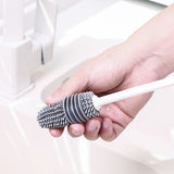 Washing cup brush with long handle silicone for household use, no dead corners, dedicated cleaning brush for baby bottles and cups In Australia - Darrahopens