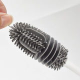 Washing cup brush with long handle silicone for household use, no dead corners, dedicated cleaning brush for baby bottles and cups