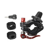 Motorcycle bicycle bracket 360 ° rotation bicycle handlebar bracket fixture accessories, camera bicycle clip 360 ° rotation