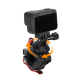 Motorcycle bicycle bracket 360 ° rotation bicycle handlebar bracket fixture accessories, camera bicycle clip 360 ° rotation